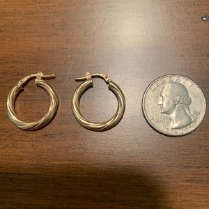 10k Gold Hoop Earrings